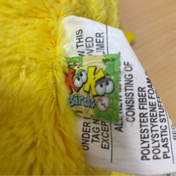 KooKoo Zoo Jay at Play Yellow Bird Plush 14 inch Angry Birds - Picture 7 of 9